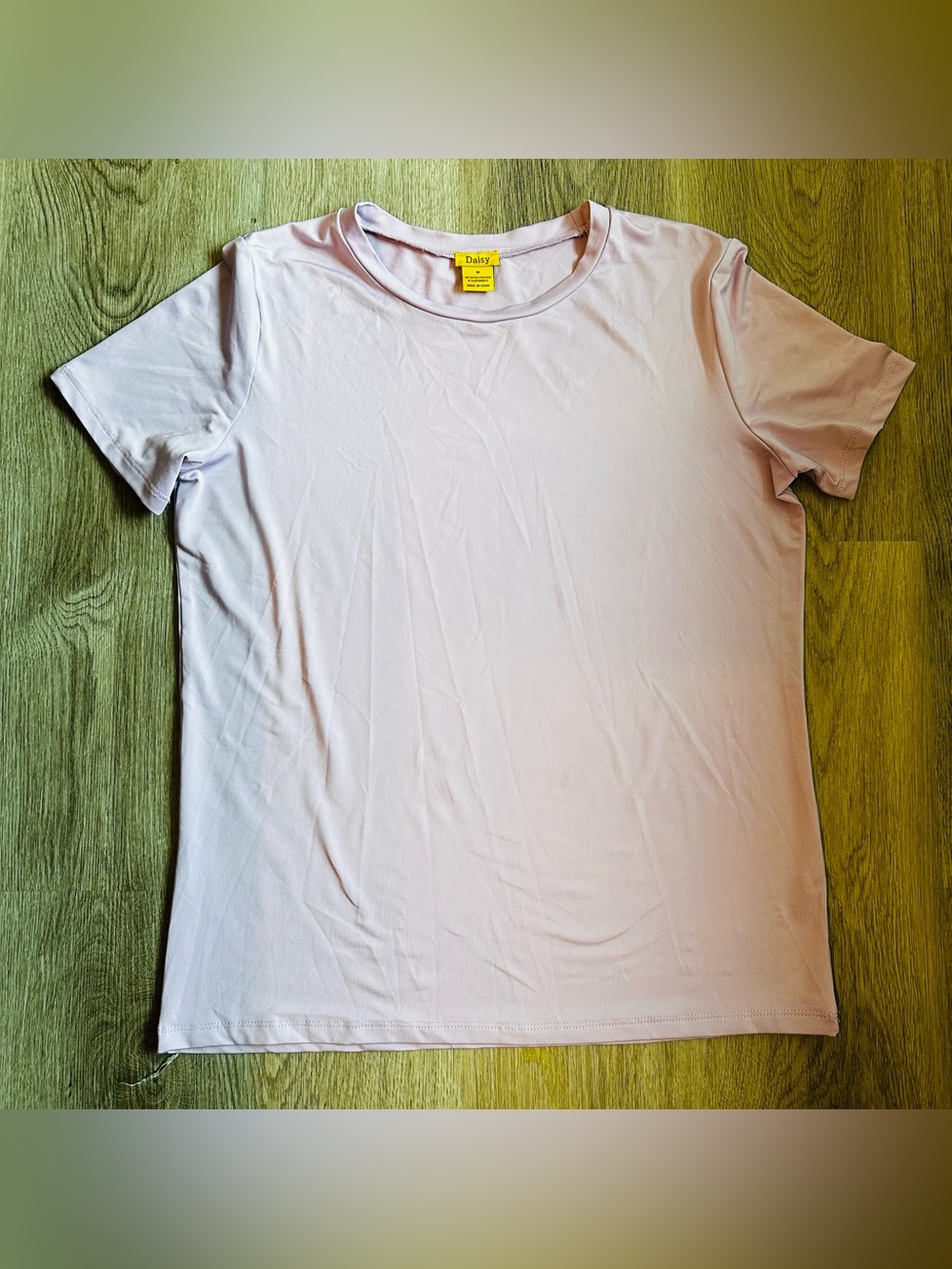 Daisy Lavender Super Comfy & Stretchy Short Sleeve Crewneck Casual or Lounge Top